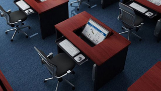 Revolution Desk Saves Space With a Fold-Away Workstation